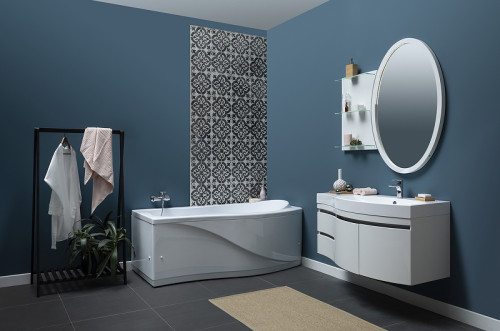 Тумба под раковину Aquanet Опера 115 R 169654 подвесная 2 дверцы 2 ящика Белая