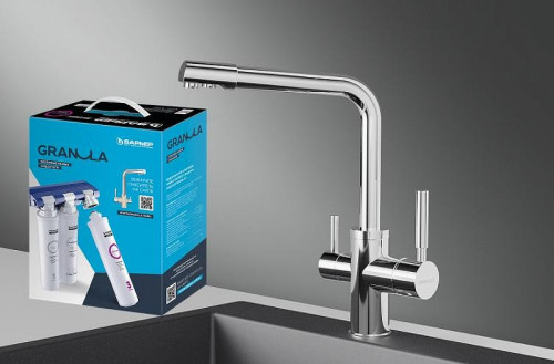 Смеситель для кухни Granula 2015 с фильтром цвет Хром