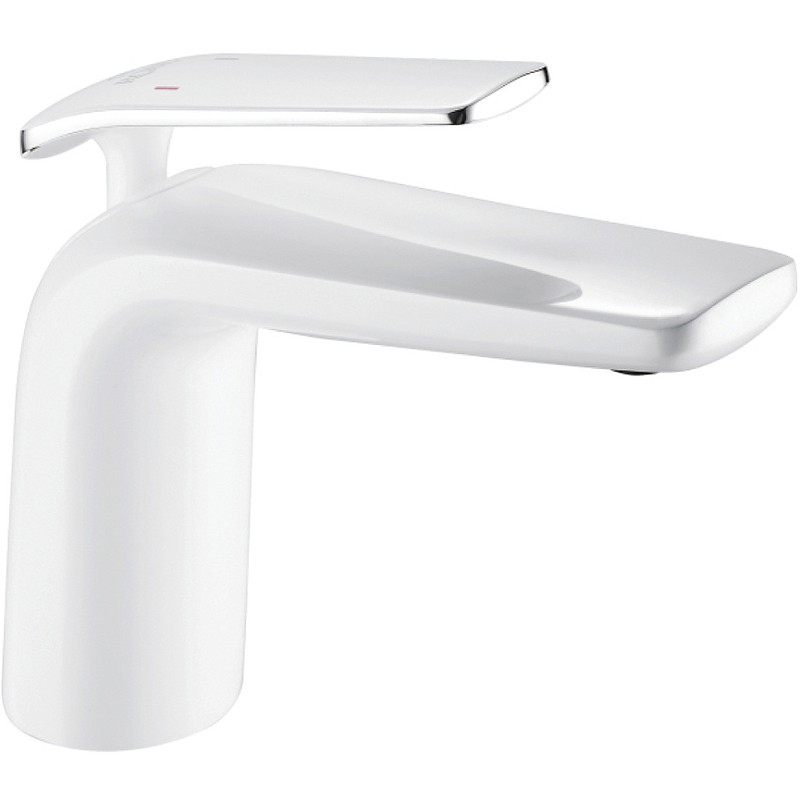 Смеситель для раковины Rose R39F R3901F Белый Хром латунь