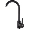 Смеситель для кухни Melodia della vita Ostessa MDV35116_bk Черный латунь