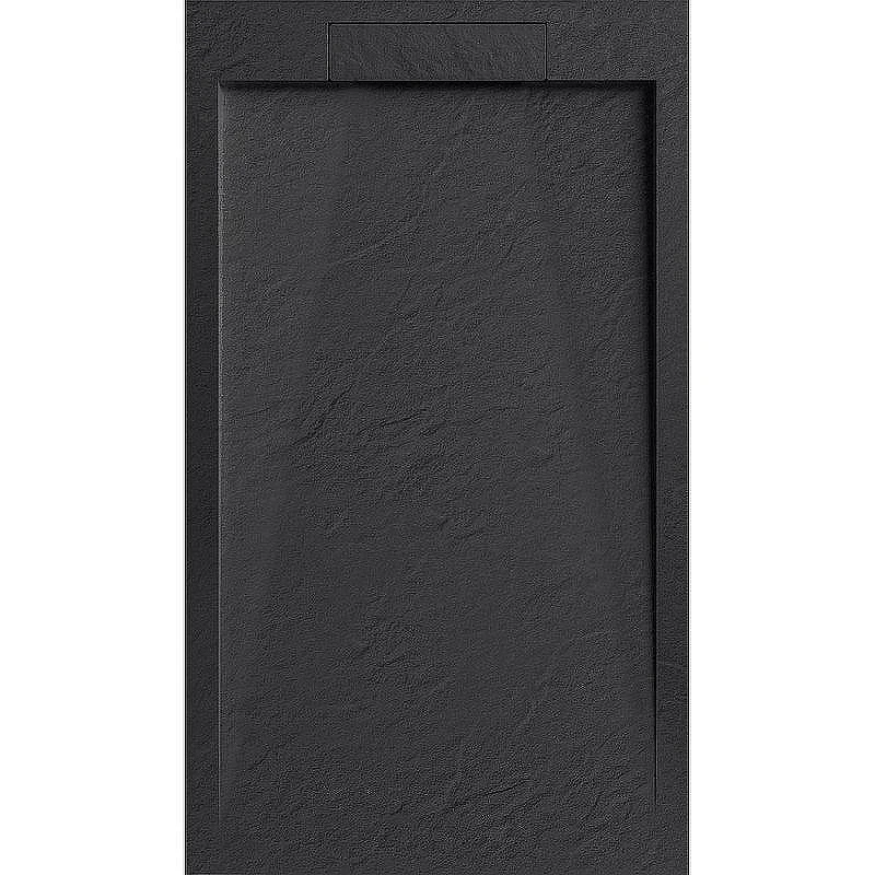 Душевой поддон из искусственного камня Esbano Luxe ESP-LX90B 90x90 ESPLX 90B Черный матовый