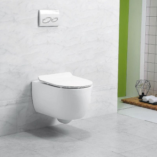 Унитаз Art&amp;Max Bologna AM211CHR подвесной без сиденья