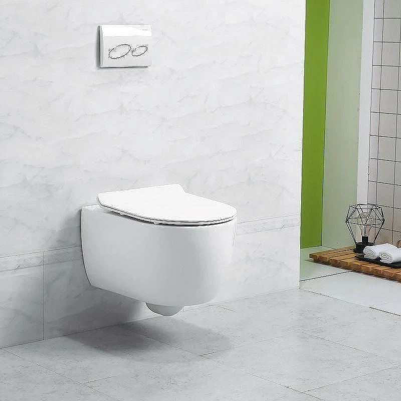 Унитаз Art&Max Bologna AM211CHR подвесной без сиденья