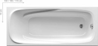 Акриловая ванна Ravak Vanda II 160x70 CP11000000 без гидромассажа