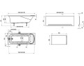 Акриловая ванна Ravak Vanda II 160x70 CP11000000 без гидромассажа