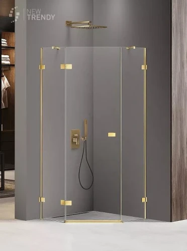 Душевое ограждение New Trendy AVEXA Gold x90 EXK-3842