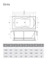 Акриловая ванна Relisan Elvira 150x75 Гл000000978 без гидромассажа