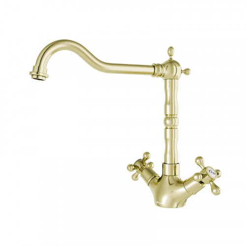 Смеситель для кухни Seaman Barcelone SSL-5079-LG цвет Светлое золото сатин