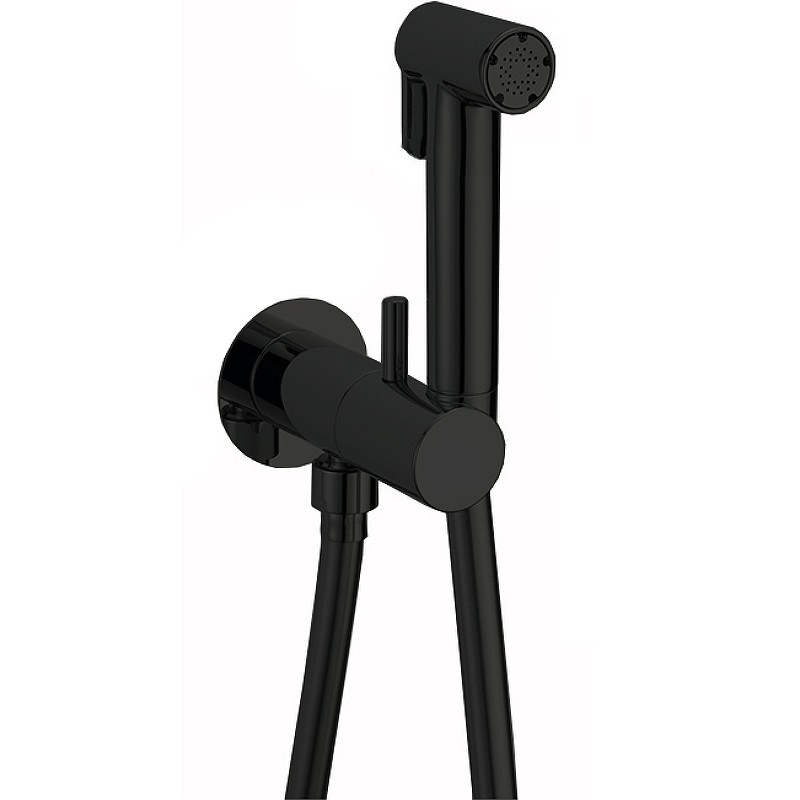 Гигиенический душ со смесителем Cisal Shower CV00797540 Черный матовый