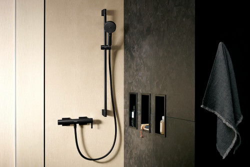 Смеситель для душа Hansgrohe Tecturis E 73620670 Черный матовый латунь на стену