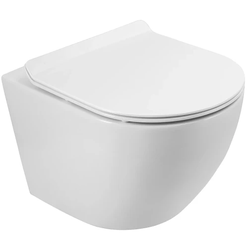 Унитаз BelBagno Sfera-Tor BB046CH-TOR/BB2111SC подвесной с сиденьем Микролифт фаянс подвесной