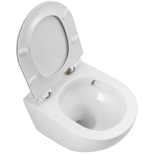 Унитаз BelBagno Sfera-Tor BB046CH-TOR/BB2111SC подвесной с сиденьем Микролифт фаянс подвесной