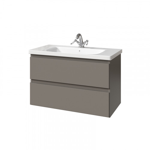 Тумба под раковину Caprigo Forte 90 36113-SF025 подвесная цвет Айрон