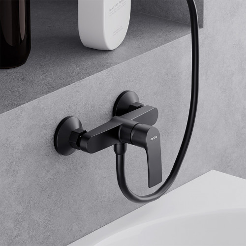 Смеситель для душа Damixa Eclipse 2.0 482000300 Черный матовый латунь на стену