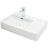 Раковина WeltWasser Elbach 2223 L 60 10000004573 Белый глянец фаянс накладная