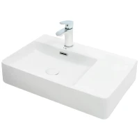 Раковина WeltWasser Elbach 2223 L 60 10000004573 Белый глянец фаянс накладная