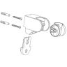 Держатель для лейки Milardo 360CP00M53 Хром