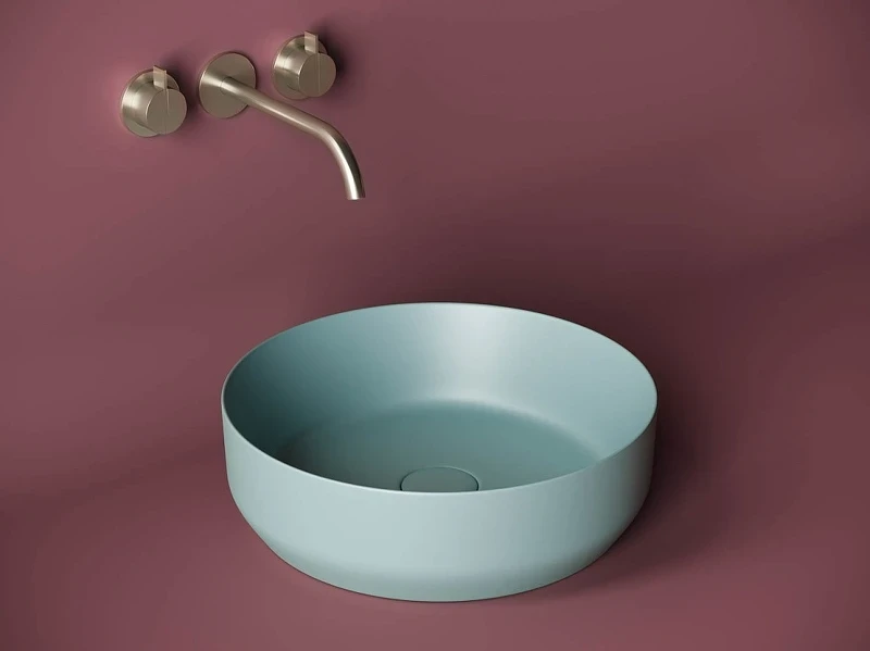 Раковина-чаша Ceramicanova Element 39 CN6022MLG Зеленая матовая фарфор накладная