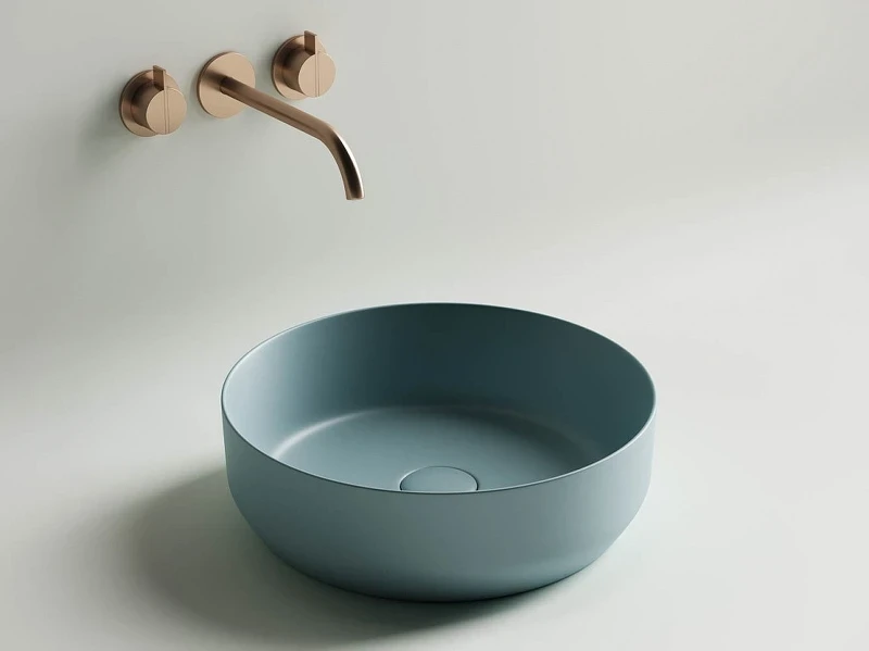 Раковина-чаша Ceramicanova Element 39 CN6022MLG Зеленая матовая фарфор накладная