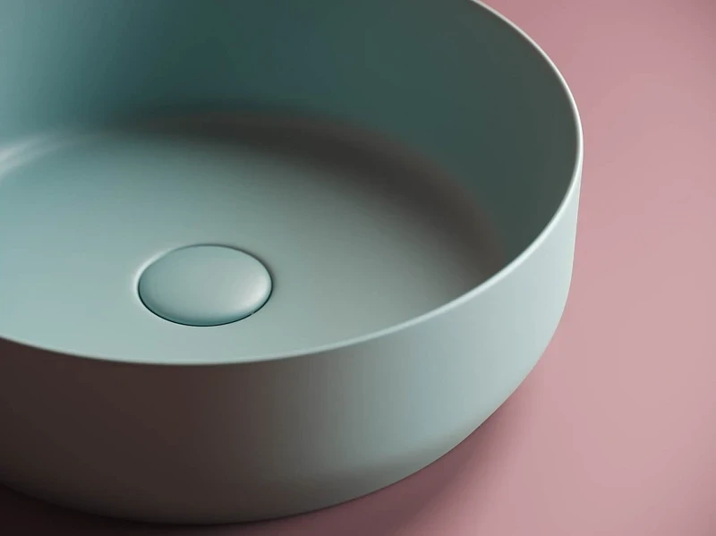 Раковина-чаша Ceramicanova Element 39 CN6022MLG Зеленая матовая фарфор накладная