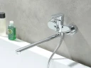 Смеситель для ванны Aquatek Ника AQ1833CR универсальный цвет Хром