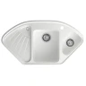 Кухонная мойка GranFest Corner C-1040E иней цвет Иней