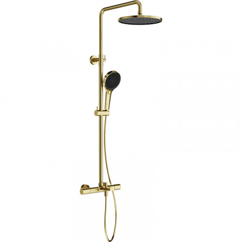 Душевая система Sancos Etna SC9008BG с термостатом Золото брашированное