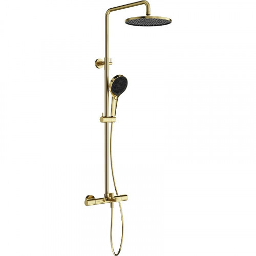 Душевая система Sancos Etna SC9008BG с термостатом Золото брашированное