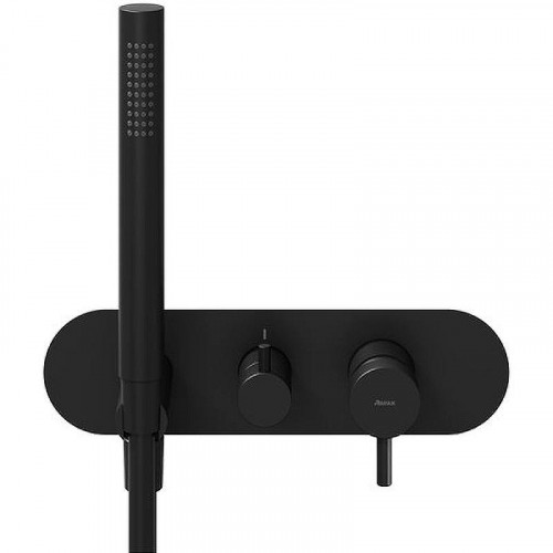 Смеситель для душа Ravak Espirit ES 065.20BLM.O2+S X070287 Черный матовый