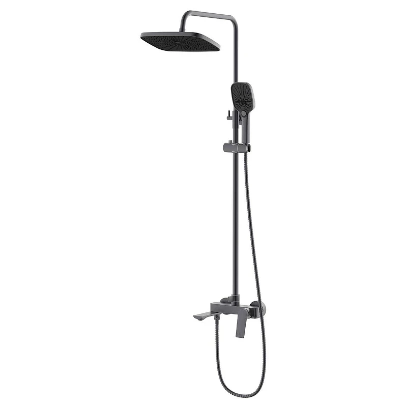 Душевая система Azario Lursy AZ-K2349GR цвет Графит