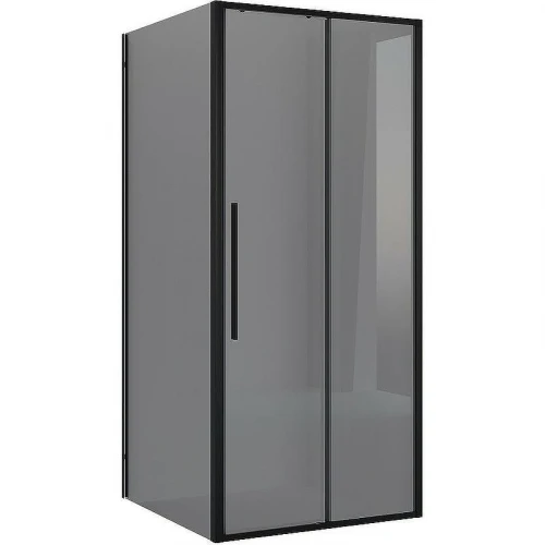 Душевой уголок Niagara Nova 90х100 NG-85-9TB-TB100-34 профиль Черный матовый стекло тонированное
