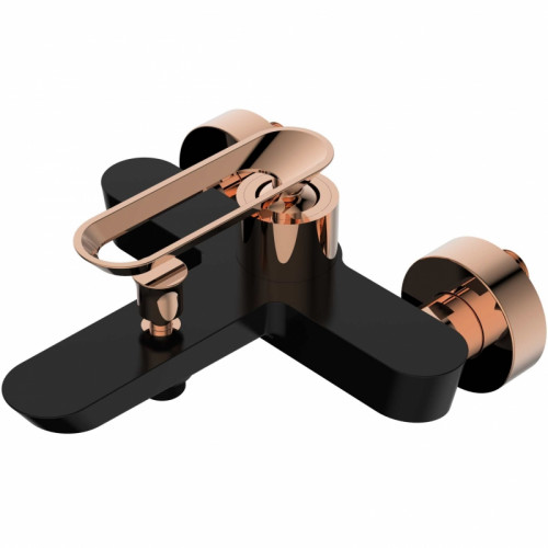 Смеситель для ванны Bien Hermes BB01009406 Черный Розовое золото латунь на стену