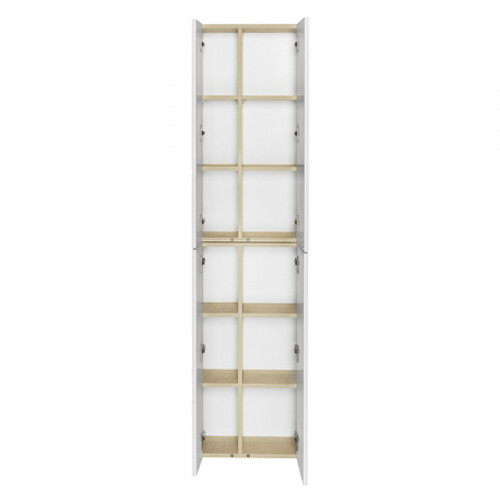 Подвесной шкаф Aquaton Мишель 43 1A243903MIX40 Дуб эндгрейн Белый МДФ / ЛДСП