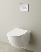 Унитаз Vitra Sento Rim-Ex 7748B003-0075 подвесной без сиденья фарфор подвесной