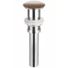 Донный клапан для раковины Ceramicanova CN2000MC click-clack Капучино матовый