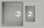 Кухонная мойка Domaci Солерно 78 DP 780 1,5 K-04 цвет Платина