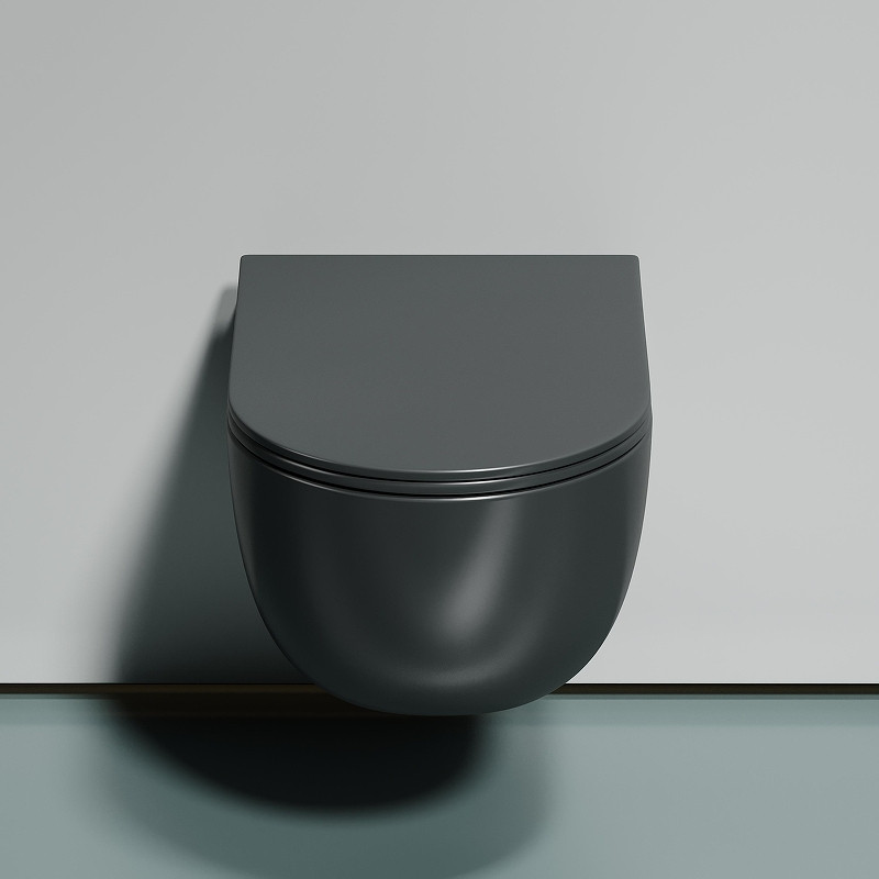 Унитаз с инсталляцией DIWO Ceramicanova Modena Rimless CN6063MDH + DIWO 4501 с сиденьем Микролифт с клавишей смыва цвет Глянцевый белый