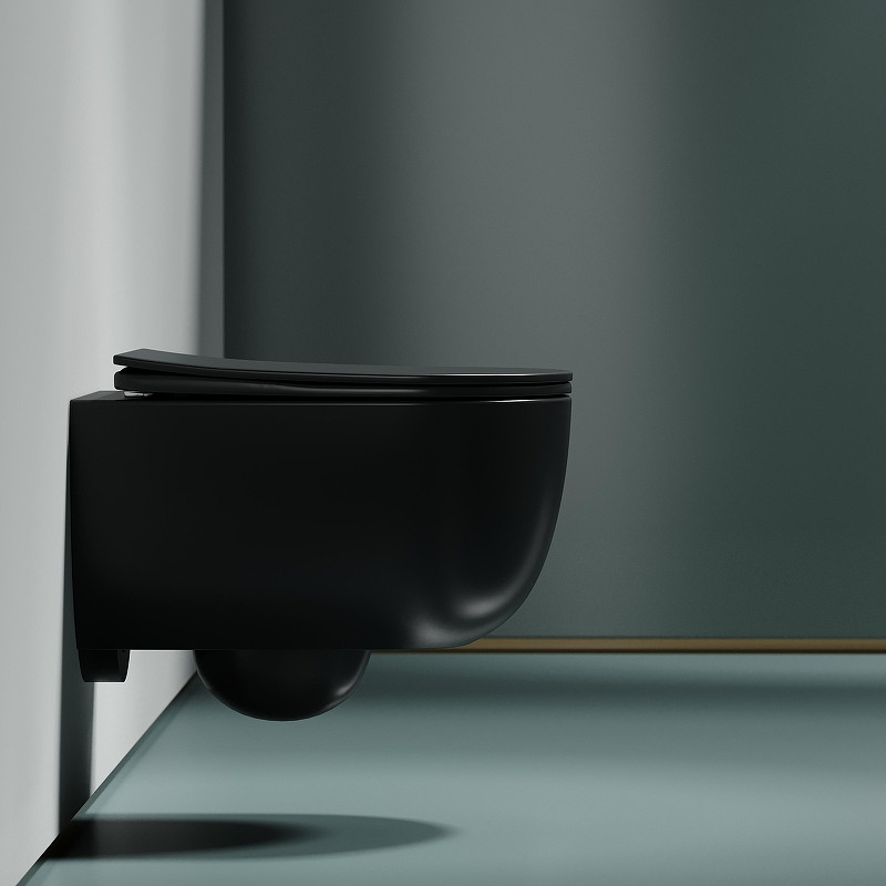 Унитаз с инсталляцией DIWO Ceramicanova Modena Rimless CN6063MDH + DIWO 4501 с сиденьем Микролифт с клавишей смыва цвет Глянцевый белый