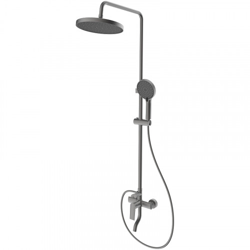 Душевая система Splenka S50.24.09 Графит матовый латунь на стену