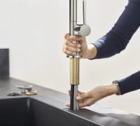 Смеситель для кухни Hansgrohe Talis M54 72804800 Сталь латунь