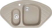 Кухонная мойка Domaci Болонья 94 М-23-004 цвет Песочный