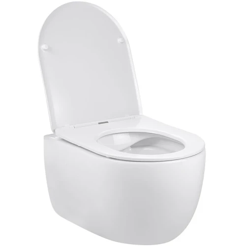 Унитаз Vincea Evo Rimless VT1-34S подвесной с сиденьем Микролифт фарфор подвесной