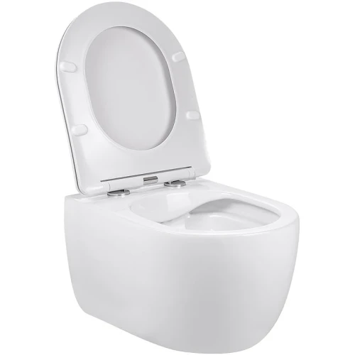 Унитаз Vincea Evo Rimless VT1-34S подвесной с сиденьем Микролифт фарфор подвесной