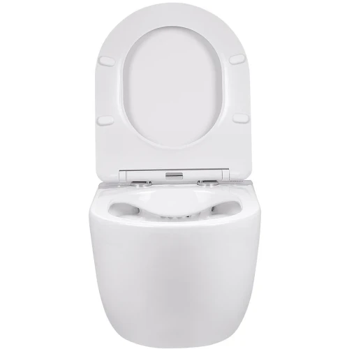 Унитаз Vincea Evo Rimless VT1-34S подвесной с сиденьем Микролифт фарфор подвесной