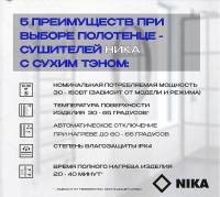 Электрический полотенцесушитель Ника Way-2 80/50 U Белый матовый нержавеющая сталь