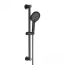 Душевой гарнитур Aquatek Лугано AQ2022MB цвет Черный матовый