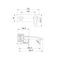 Смеситель для раковины Iddis RAYSB00i65 Хром