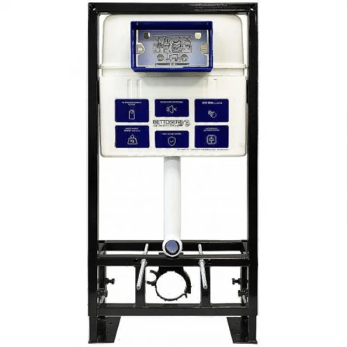 Инсталляция Bettoserb Sava Free Standing SFS40006457 для унитаза с клавишей смыва Белый глянец