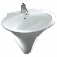 Раковина Hatria Sculture 65 Y0LZ01 Белая фаянс подвесная, накладная