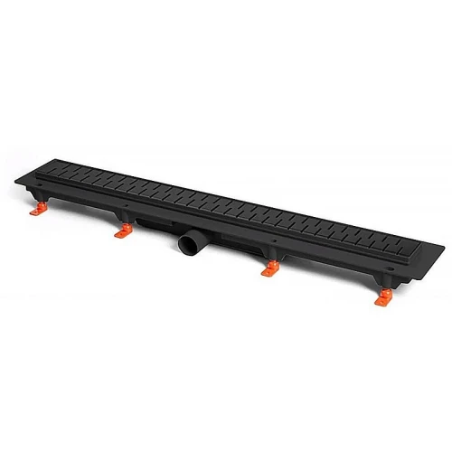 Душевой лоток Azario Medium AZ-CH 750/50 MC с решеткой цвет Черный